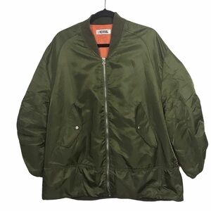 New Revival Green Bomber Jacket